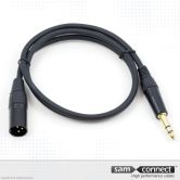 6.3mm stereo Jack naar XLR kabel, 3m, m/m