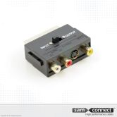 SCART naar composiet/S-VHS adapter, m/f