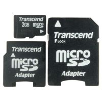 Micro SD kaart 2GB cl. 4 Transcend