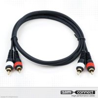2x RCA naar 2x RCA Pro Series kabel, 10m, m/m