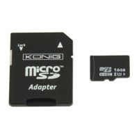 Micro SDHC kaart 16GB cl. 10 Konig